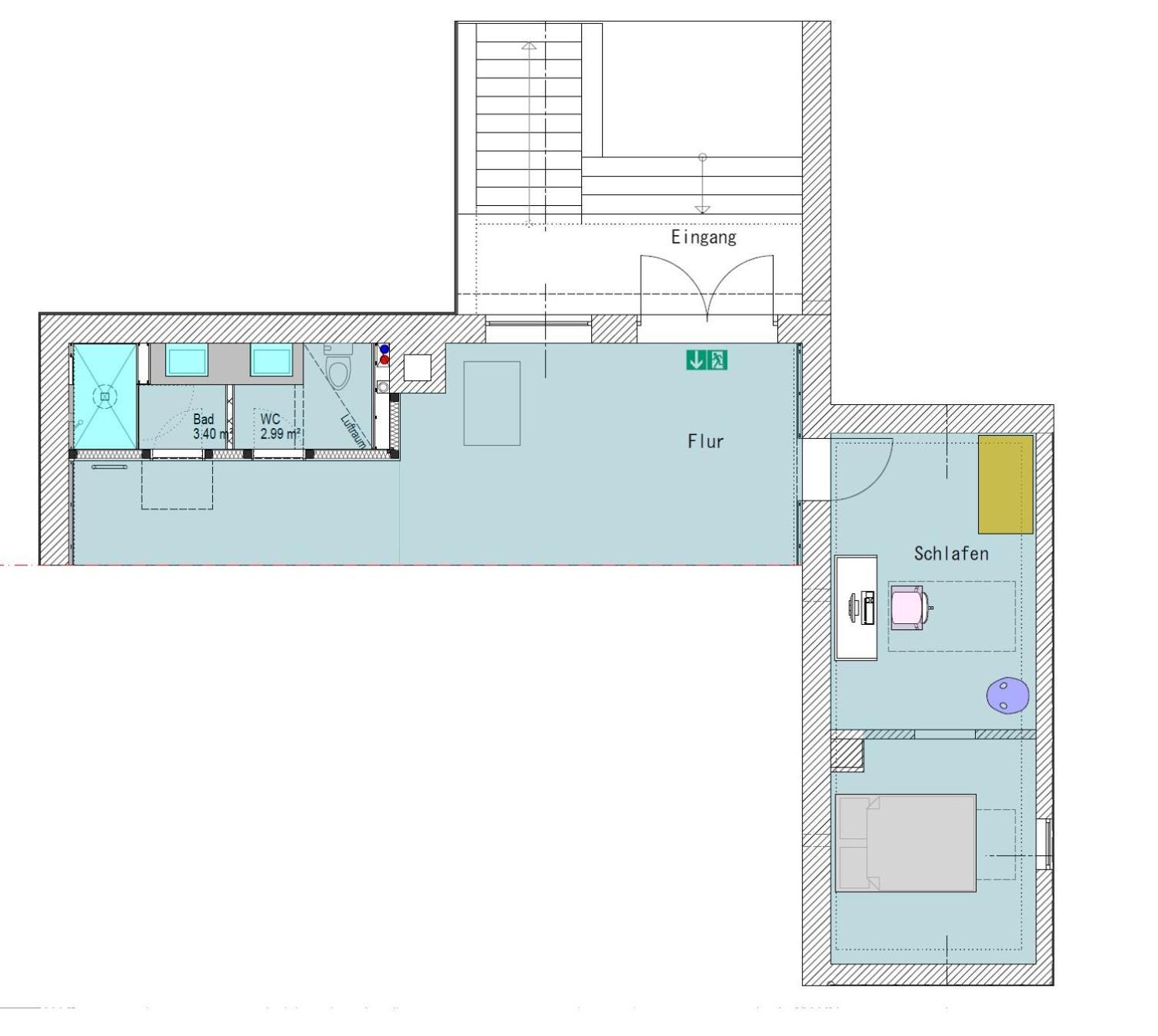 Helles Zimmer Im Loft City Airport City Airport Mannheim Exterior foto